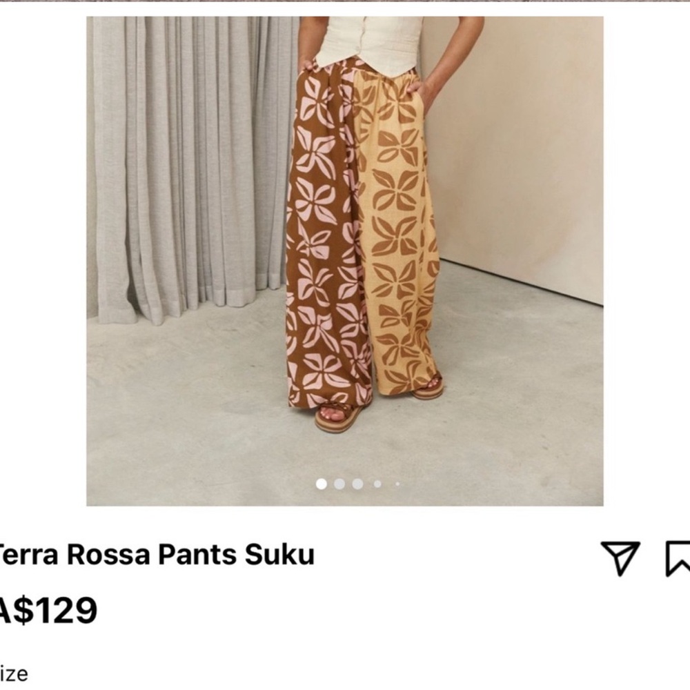 NWT VRG GRL linen pants! Size AUS 6/US 4. These are 🤌🏼🔥
